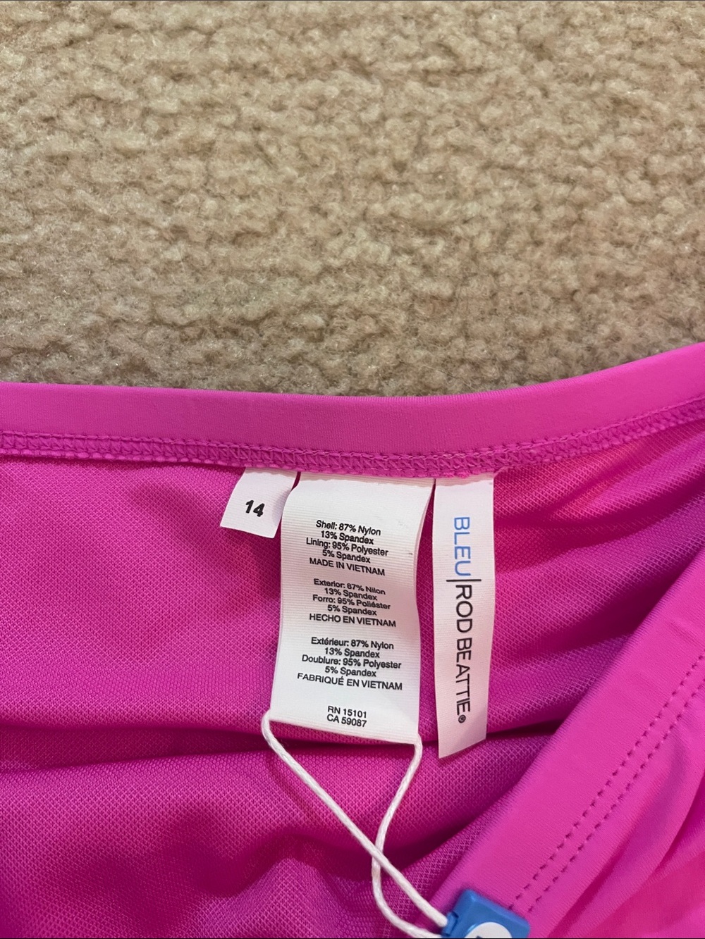 Bleu Rod Beattie Hot Pink Bikini Bottoms - Picture 3 of 4